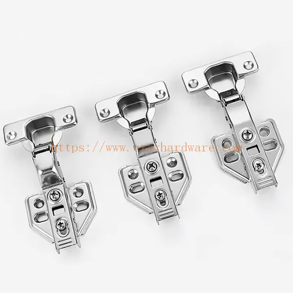 Adjustable 3D Iron Hydraulics Concealed Cabinet Door Hinge SoftClose Furniture Plate Butterfly for Modern Kitchen Use